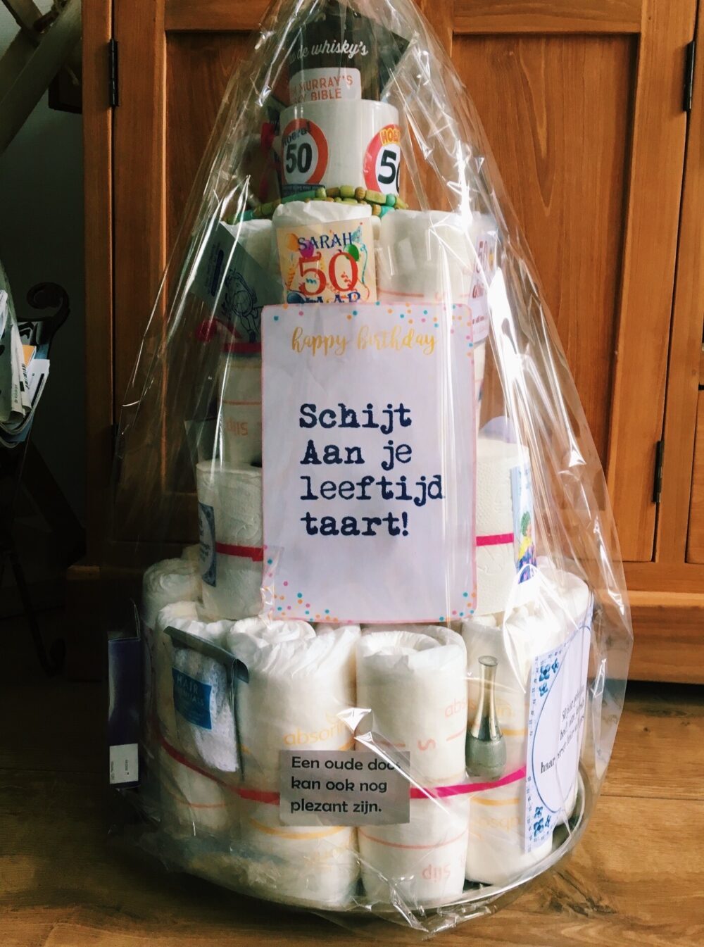 luiertaart voor 50 jaar volwassenen en sarah