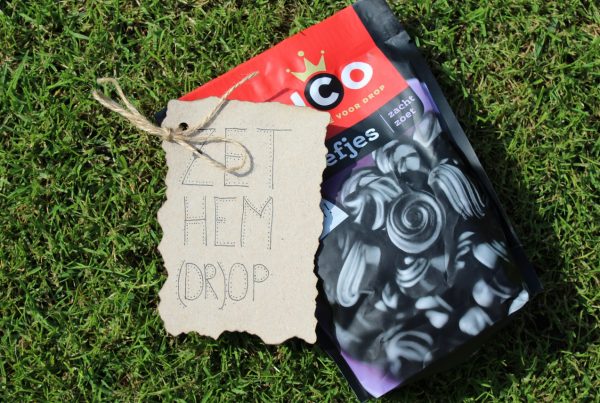 zet hem (dr)op cadeau cadeautip drop nieuwe baan