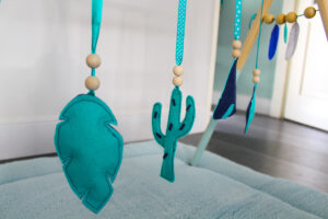 vilt figuren houten babygym