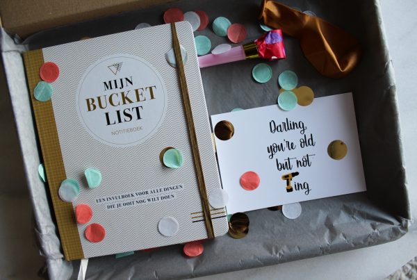 bucketlistboek cadeau cadeaupakket