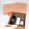 Ideefabriek getuigebox roze met strik cadeaubox l gepersonaliseerd giftbox