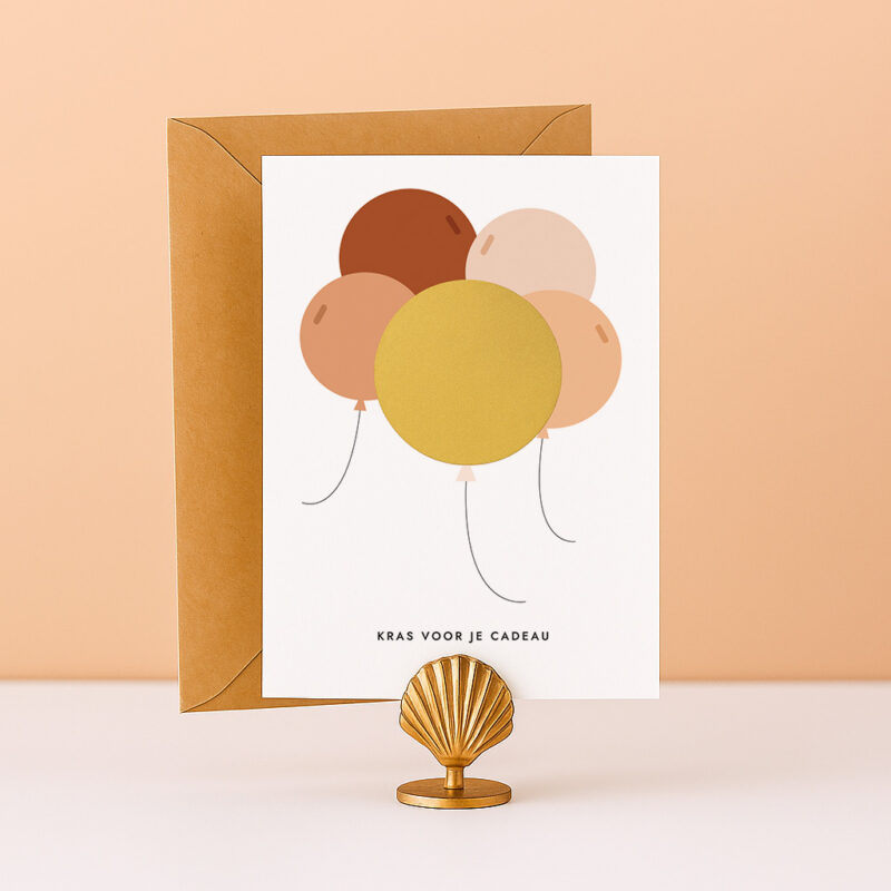 KR-8 Ideefabriek kraskaart verjaardag krassen voor je cadeau cadeaubon tegoedbon origineel