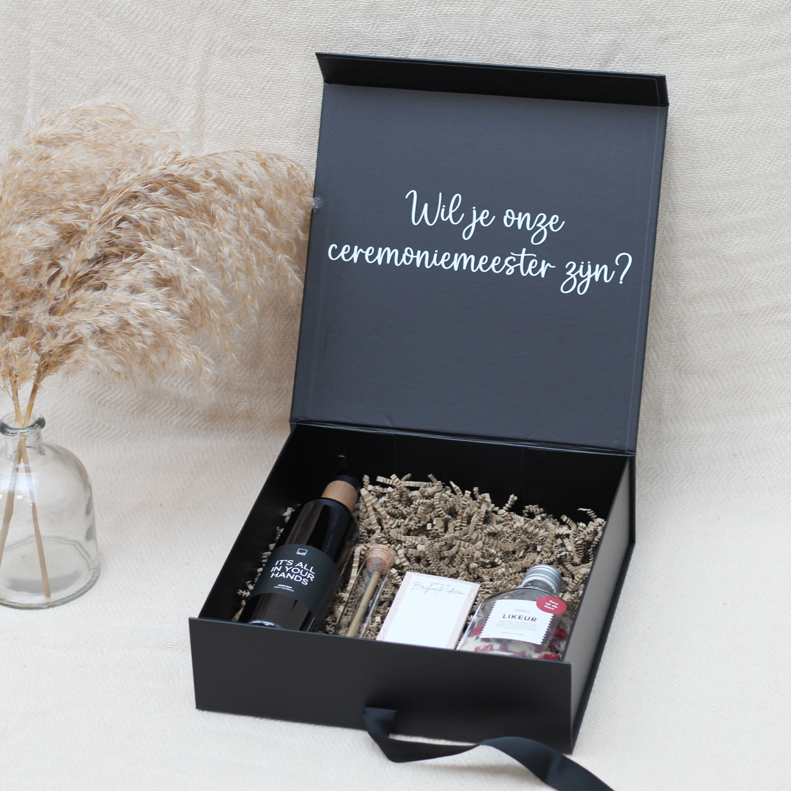 Ceremoniemeesterbox – Wil je onze ceremoniemeester zijn? (meerdere kleuren)