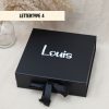 Ideefabriek cadeaubox L zwart strik luxe magneetbox gepersonaliseerd