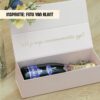 Ideefabriek wijnbox cadeaubox wijndoos gepersonaliseerd wit cadeau voorbeeld klant champagne