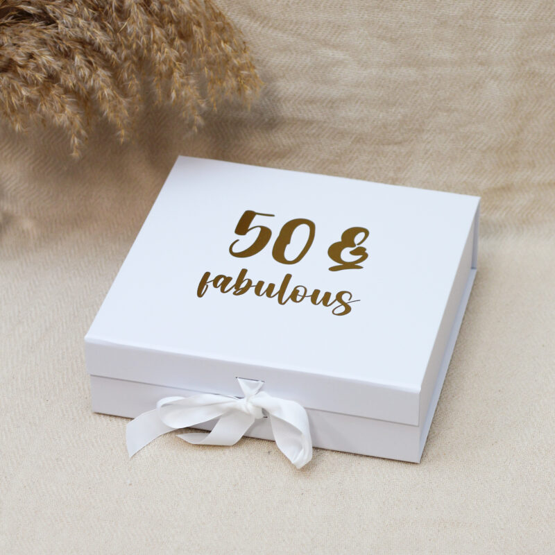 Cadeaubox L Ideefabriek giftbox 50 jaar sarah abraham CB-6