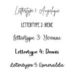 lettertypes