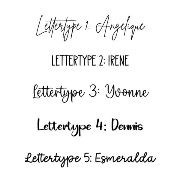 lettertypes