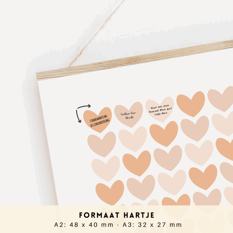 Poster Ideefabriek date ideeen formaat hartjes