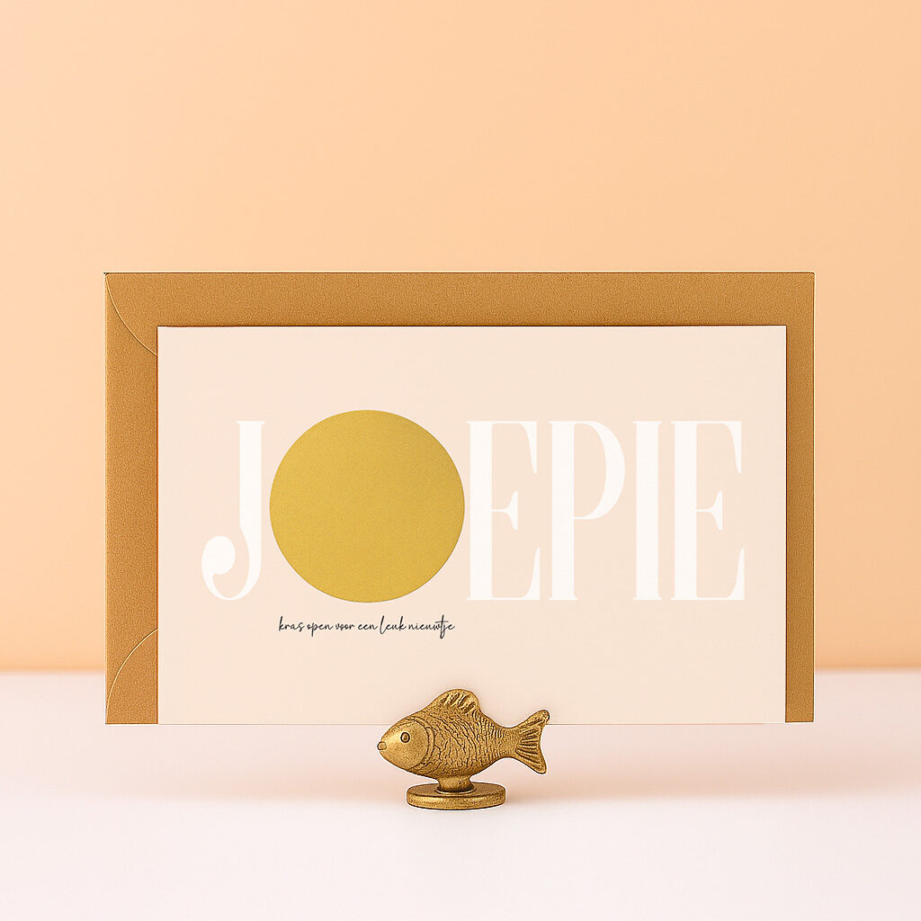 KR-3 Ideefabriek kraskaart joepie tegoedbon cadeaubon vertellen