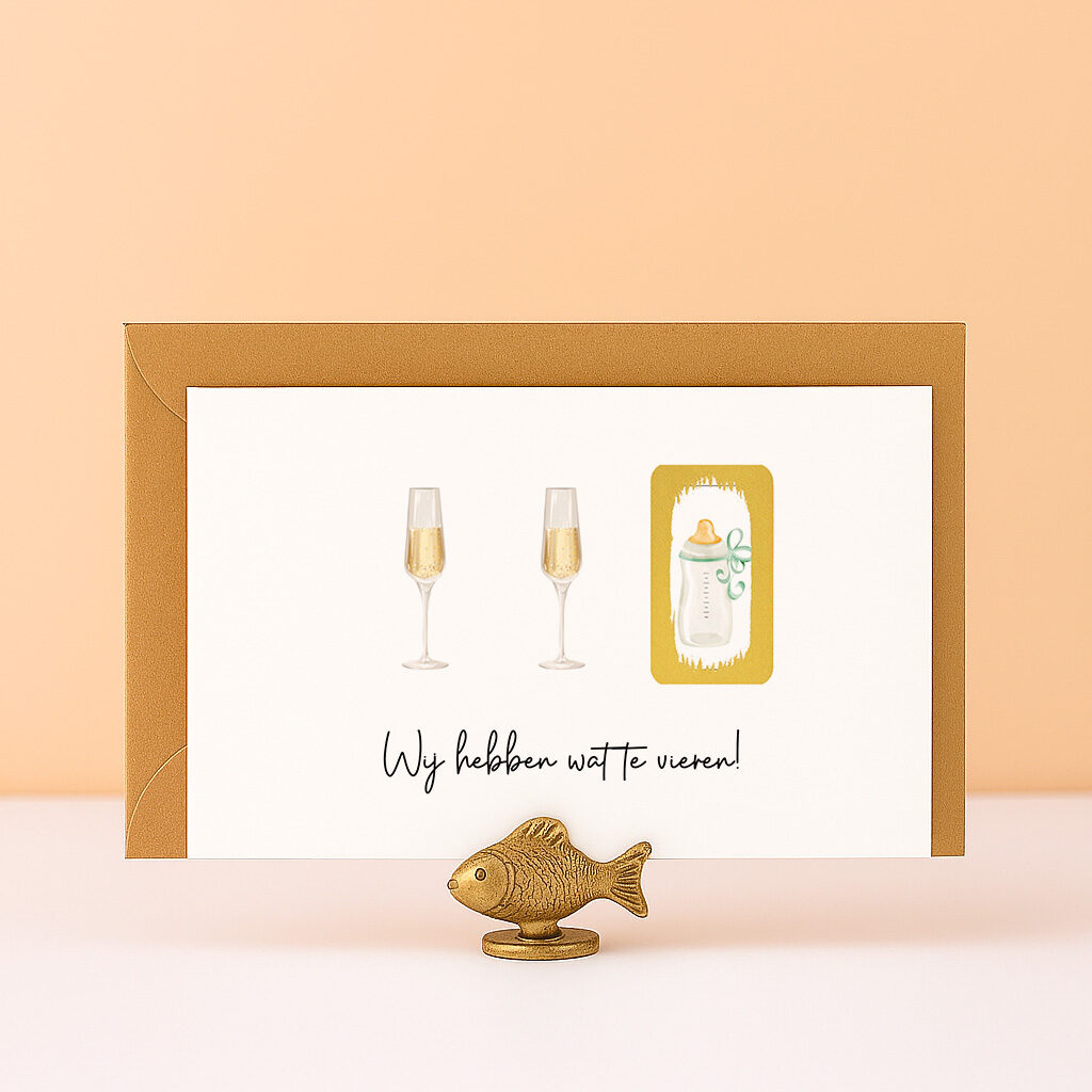 KR-5 Ideefabriek kraskaart Wij hebben wat te vieren zwanger zwangerschapsaankondiging ik ben zwanger 1