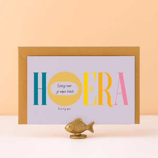 KR-6 Ideefabriek kraskaart hoera tegoedbon cadeaubon cadeau verjaardag krassen