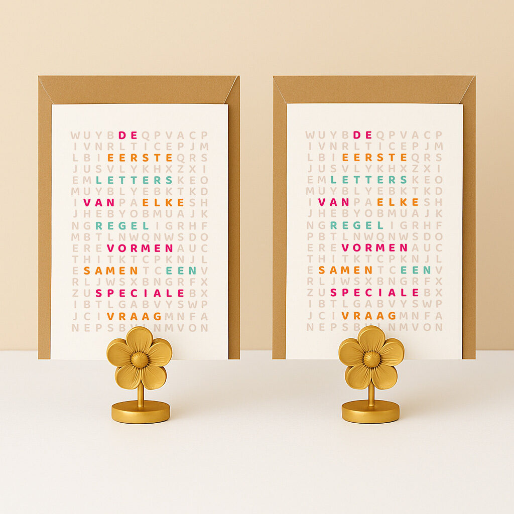 LK-6 Letterkaart Ideefabriek meter peter vragen unieke kaart wil je mijn meter peter zijn zwanger