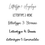 lettertypes memorybox en magneetbox