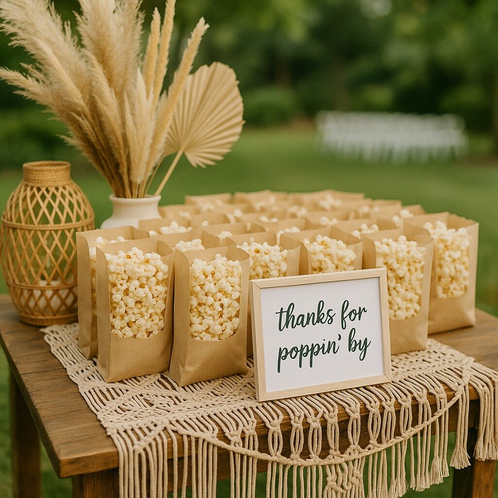 Ideefabriek huwelijksbedankjes trouwbedankjes inspiratie blog popcorn afscheid cadeau gasten