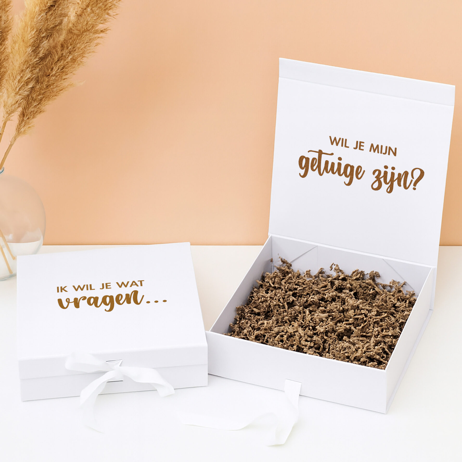 CB-1 Ideefabriek cadeaubox wil je mijn getuige zijn getuige vragen bruiloft giftbox