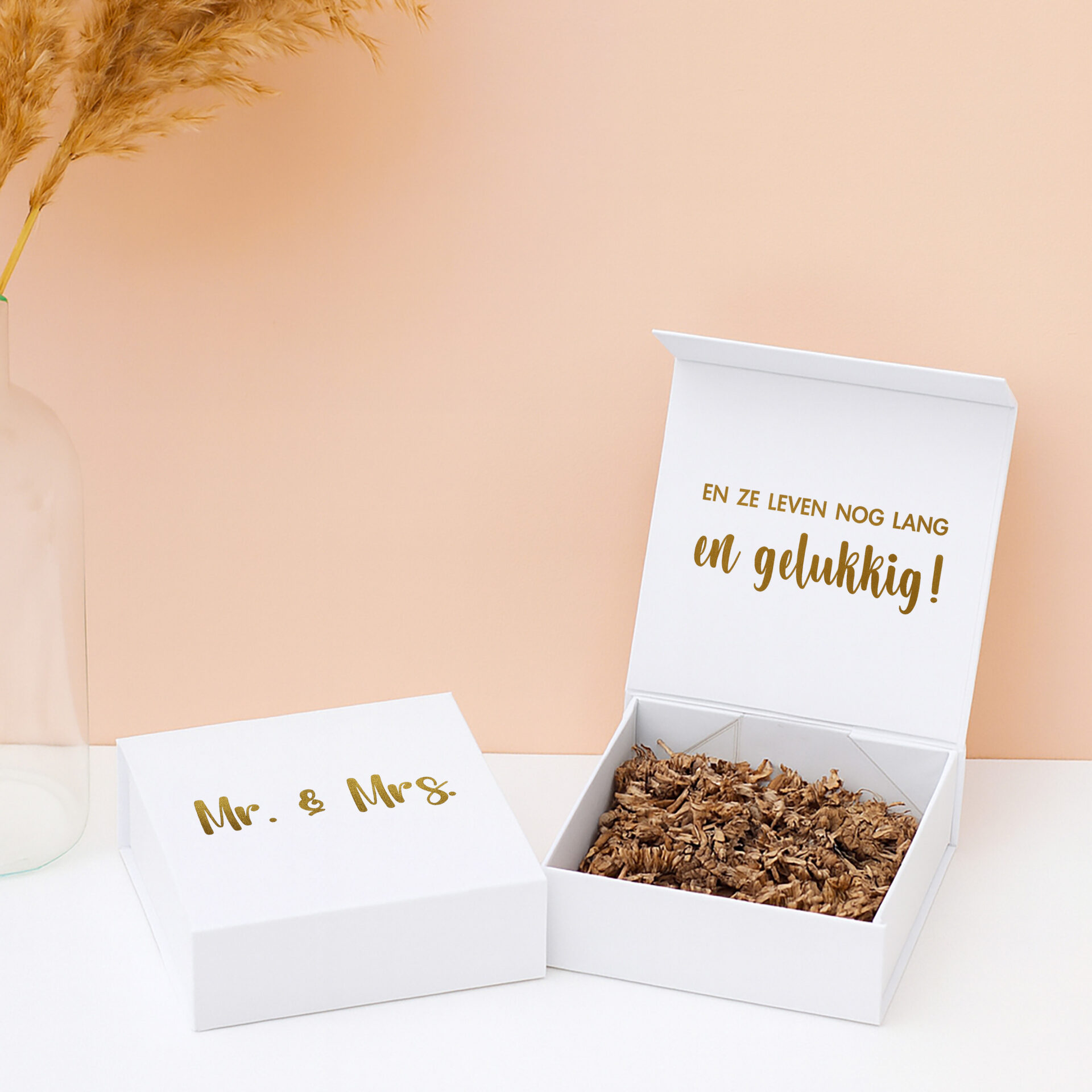 CB-20 Ideefabriek cadeaubox huwelijksgeschenk Mr. Mrs. geld cadeau bruidspaar bruiloft huwelijk giftbox V2