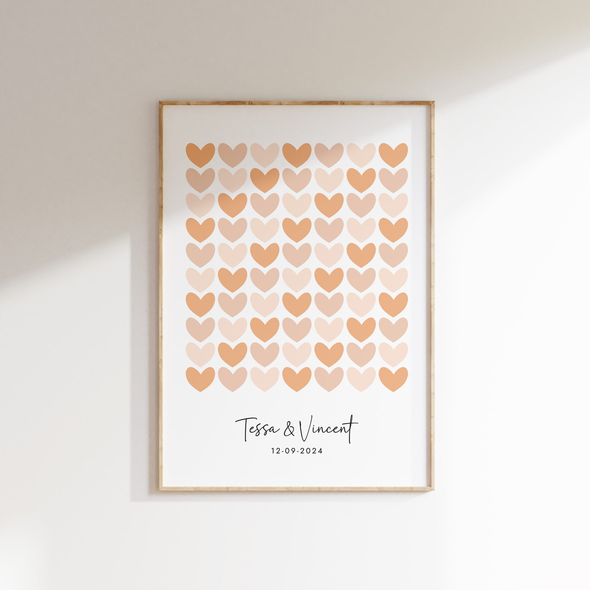 Gastenboek Invulposter Bruiloft Ideefabriek Detail