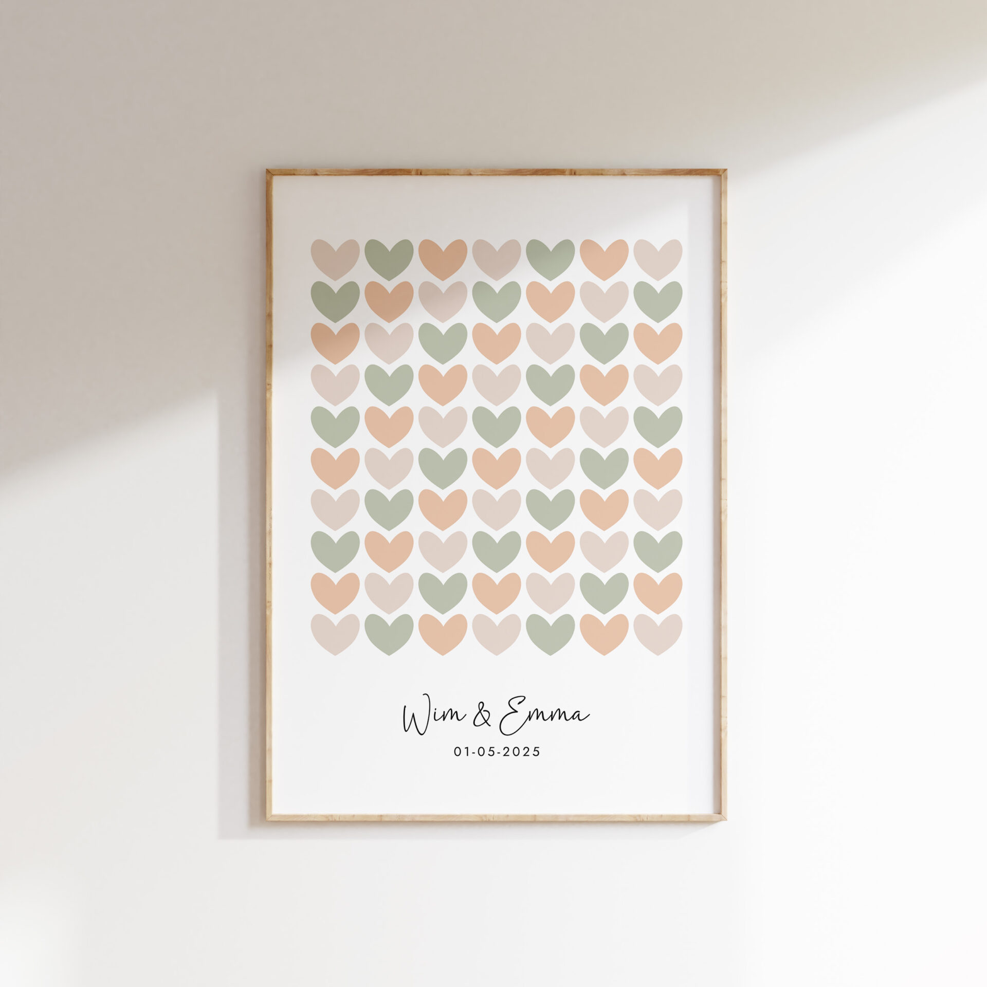 Gastenboek Invulposter Bruiloft Ideefabriek Detail