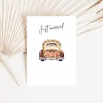 Ideefabriek Printable - Geld geven trouwen trouwauto bruidspaar