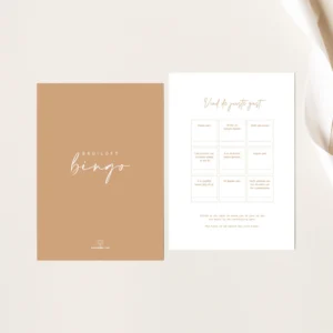 Ideefabriek bruiloft bingo trouwen entertainment receptie trouwfeest