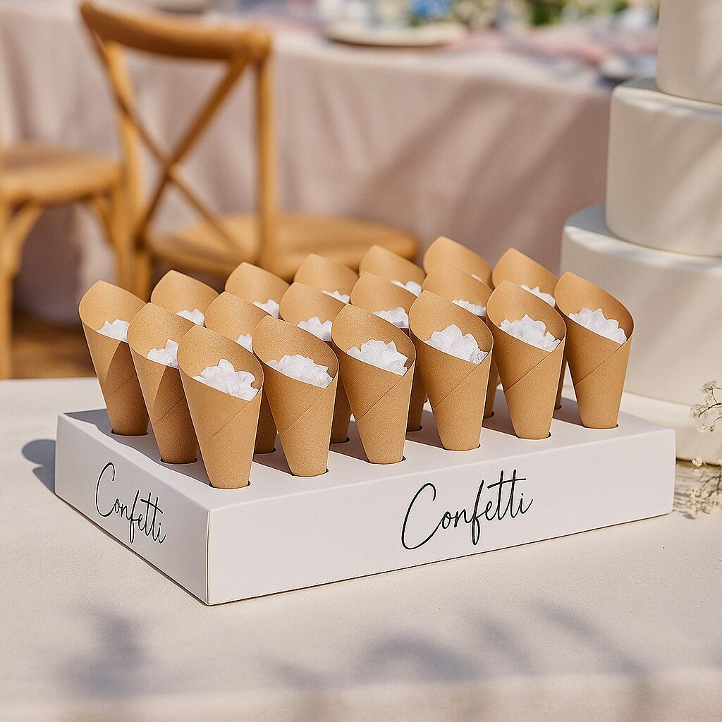 Ideefabriek confetti bruiloft
