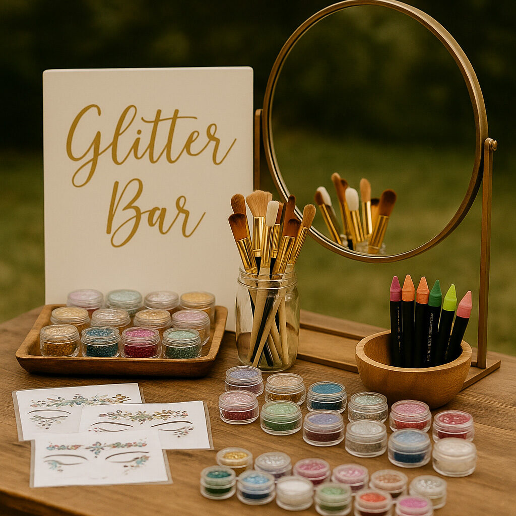 ideefabriek feestavond attributen glitterbar bruiloft inspiratie feestattributen