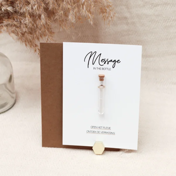 Message in the bottle - Ideefabriek - Onthullen - Verrassing