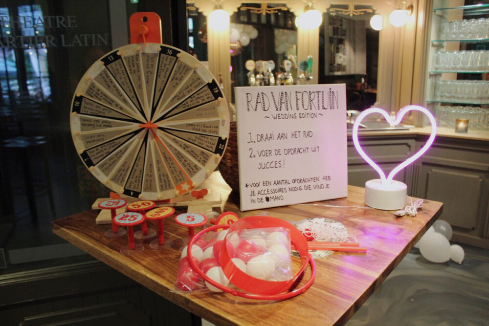 bruiloft spelletje entertainment
