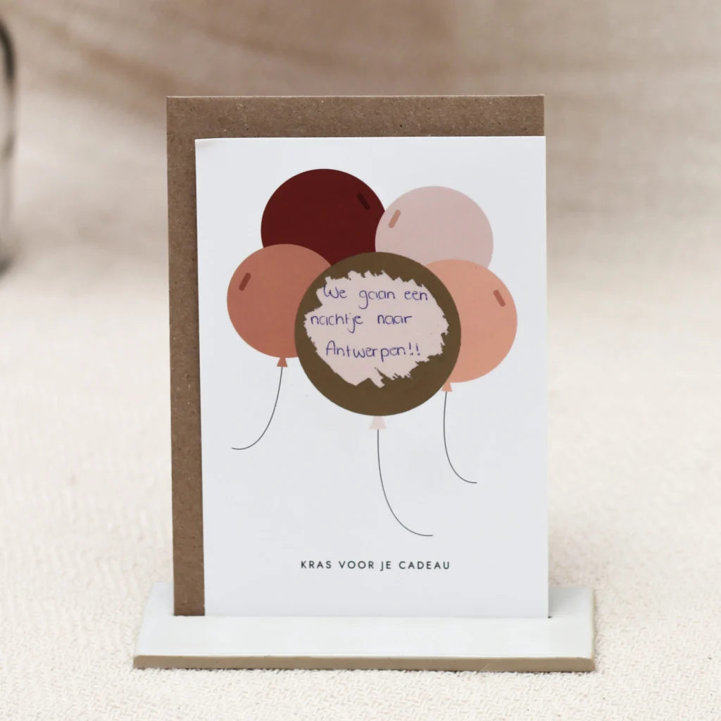 Ideefabriek kraskaart - krassen voor cadeau