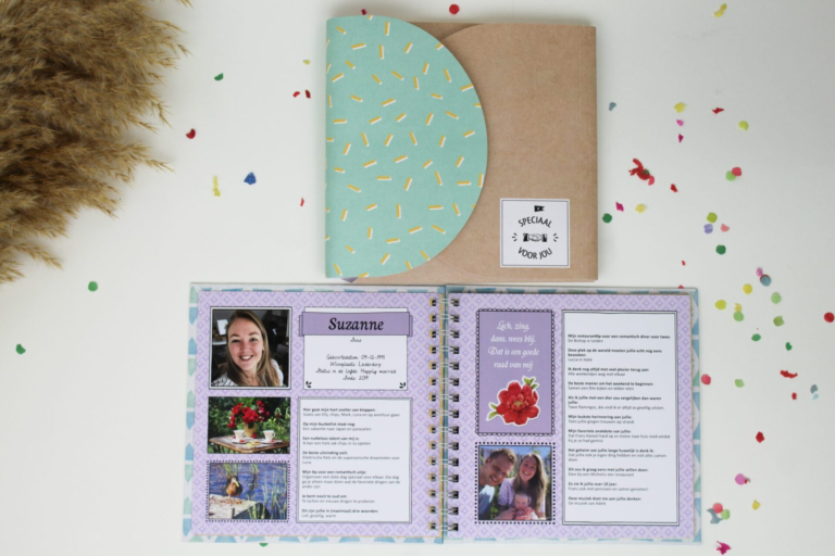 vriendenboekje ideefabriek bruiloft cadeau gasten