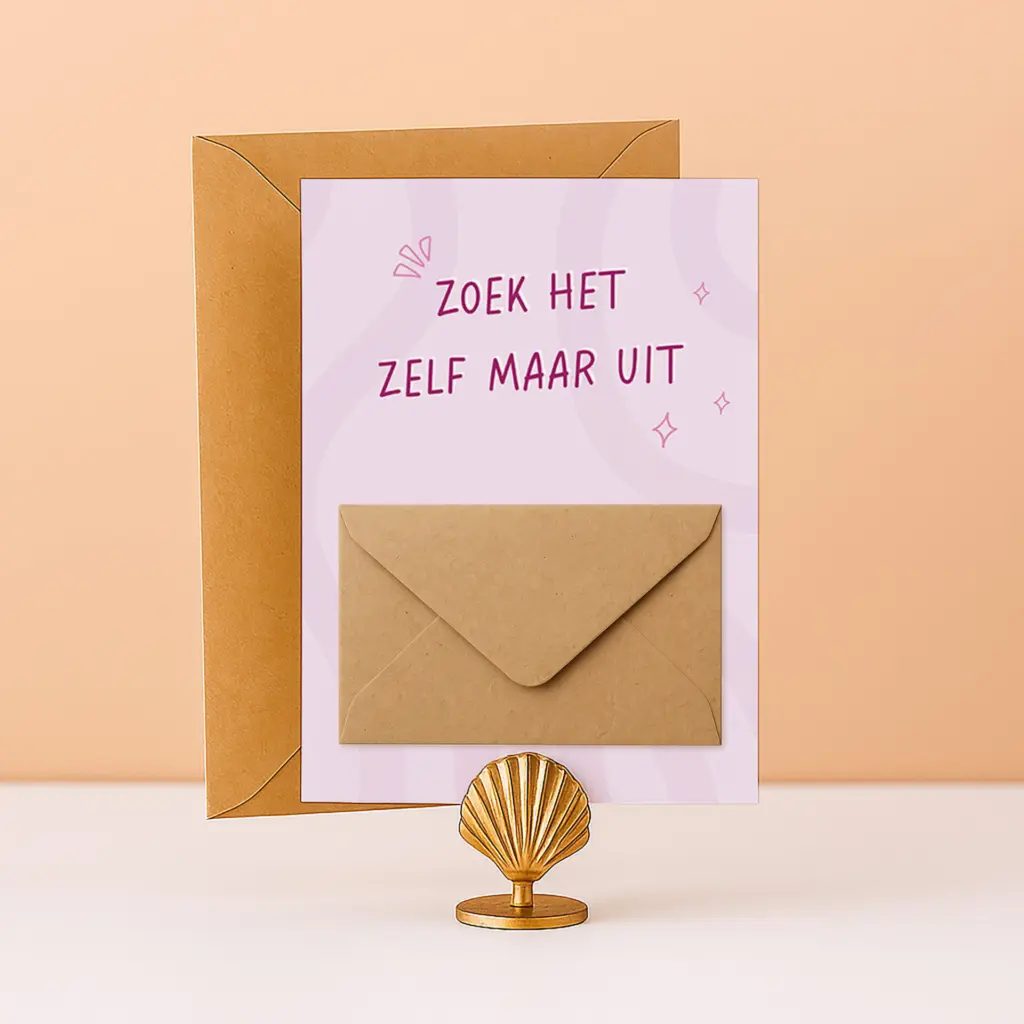 OK-21 Geldkaart zoek het zelf maar uit origineel geld geven kaart grappige verjaardagskaart verjaardag giftcard slagen huwelijkscadeau envelop