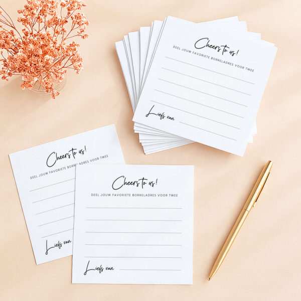 IN-9 Invulkaarten borreltips date ideeën dates bruiloft gastenboek alternatief origineel huwelijk