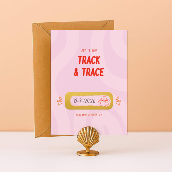 KR-37 Kraskaart zwanger track and trace zwangerschapsaankondiging grappig