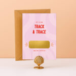 KR-37 Kraskaart zwanger track and trace zwangerschapsaankondiging grappig uitgerekende datum